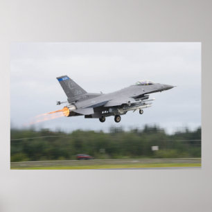Poster F-16 Faucon combattant