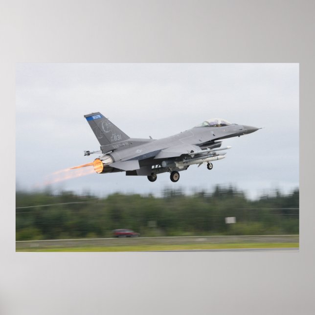 Poster F-16 Faucon combattant (Devant)