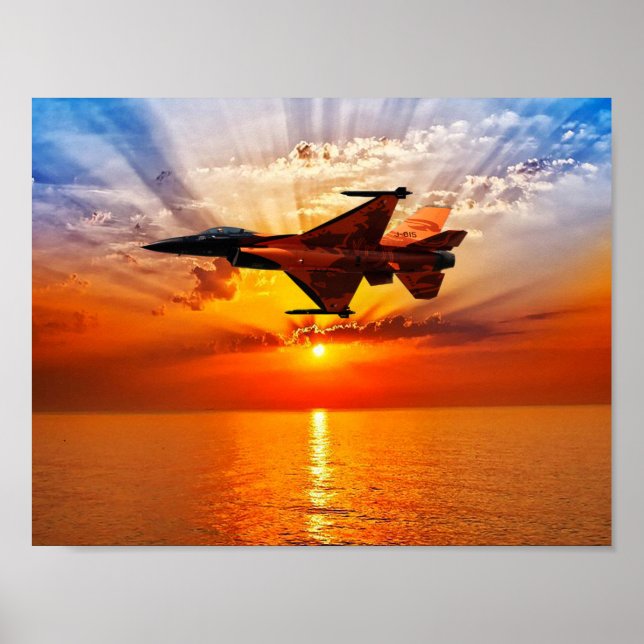 Poster F-16 Faucon combattant (Devant)