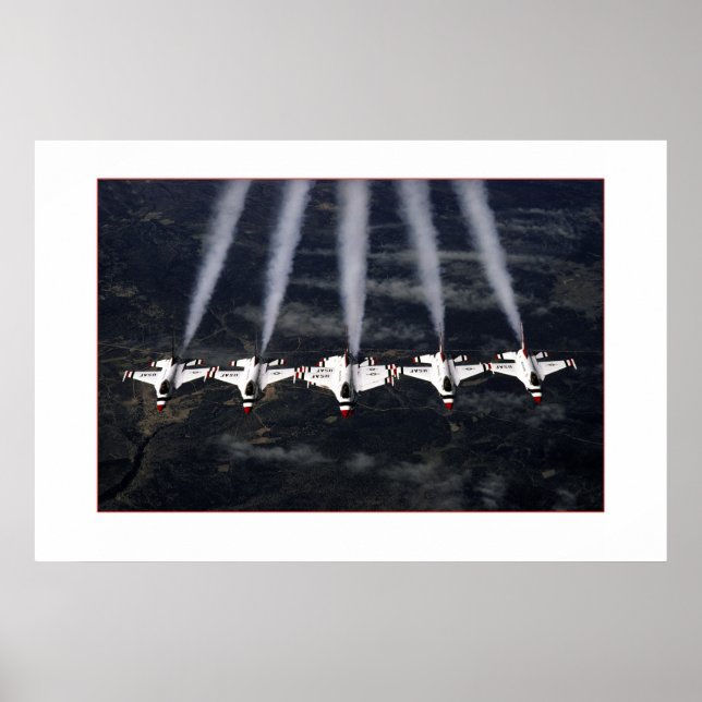 Poster F-16 Thunderbirds (Devant)