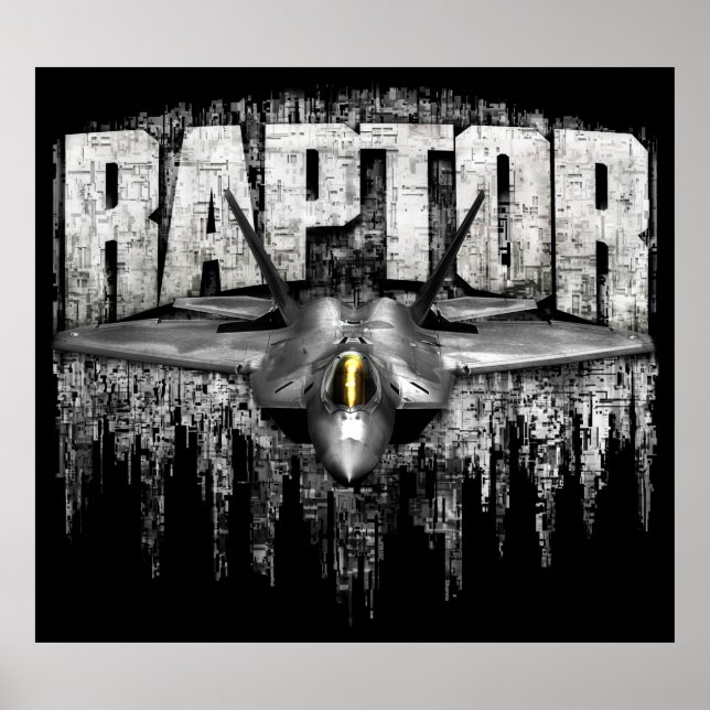 POSTER F-22 RAPTEUR (Devant)
