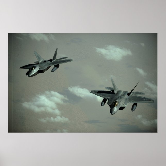Poster F-22 Rapteurs (Devant)