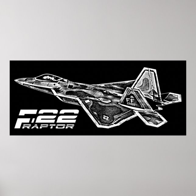 POSTER F-22 RAPTOR (Devant)