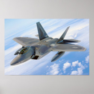 Poster F-22 Raptor Aircraft