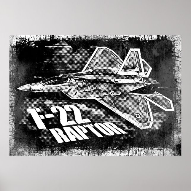 POSTER F-22 RAPTOR NULL (Devant)