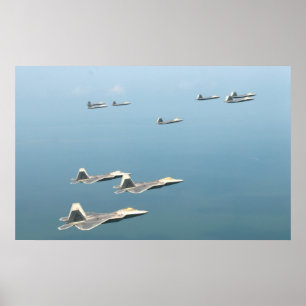 Poster F-22 Raptors