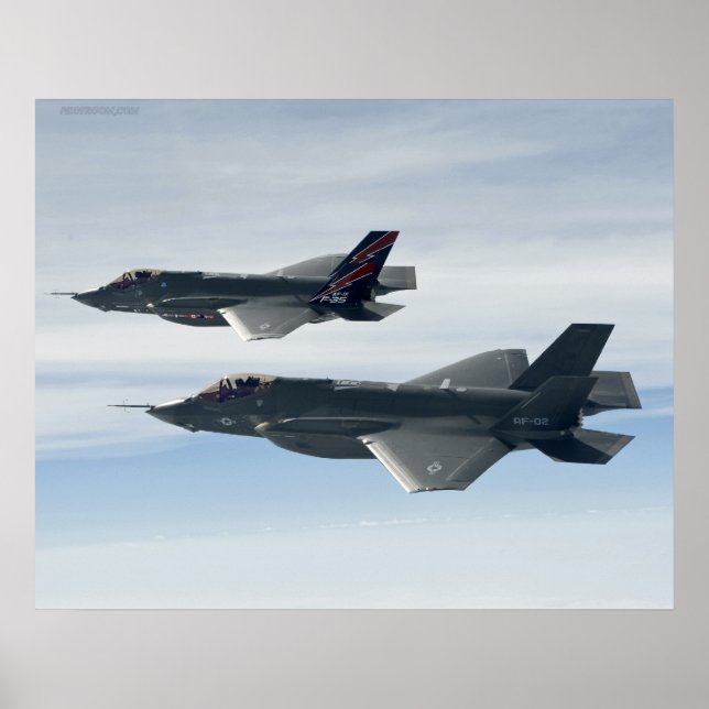Poster F-35 Éclair (Devant)