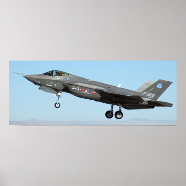 Poster F-35 Éclair II (Devant)