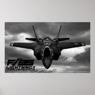 Poster F-35 Éclair II