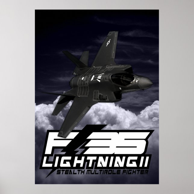 Poster F-35 Éclair II (Devant)