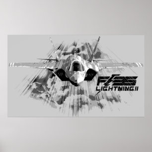 Poster F-35 Éclair II Imprimer