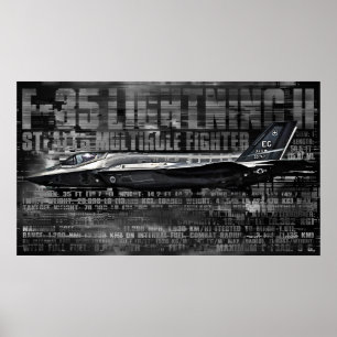 Poster F-35 Lightning II
