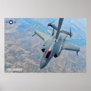 POSTER F-35A ÉCLAIRAGE II