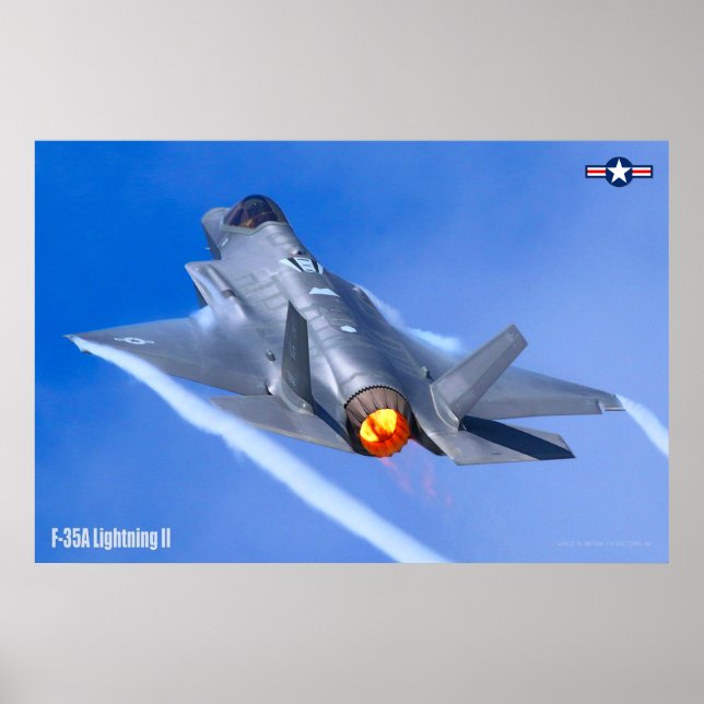 POSTER F-35A ÉCLAIRAGE II (Devant)