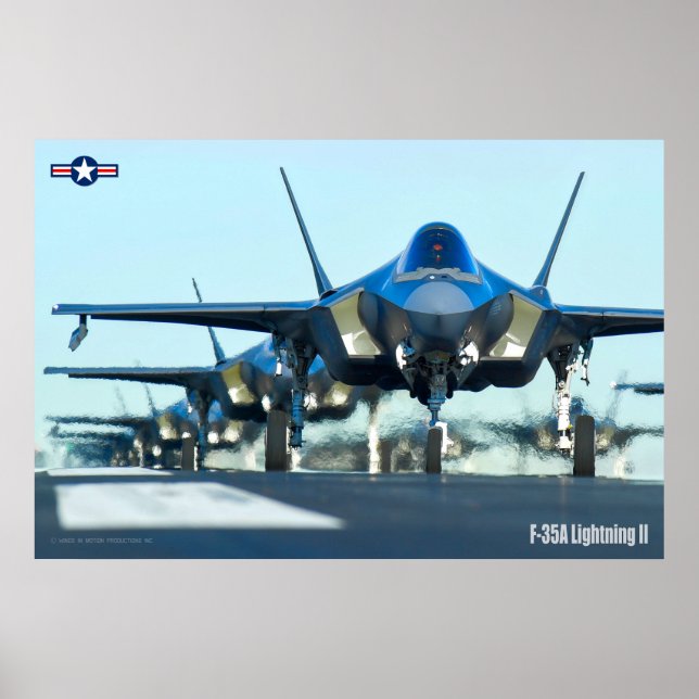 POSTER F-35A ÉCLAIRAGE II (Devant)