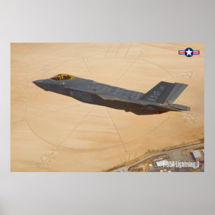 POSTER F-35A ÉCLAIRAGE II