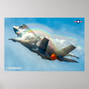 POSTER F-35A ÉCLAIRAGE II