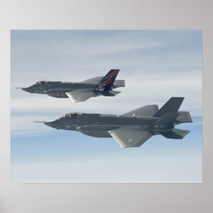 Poster F-35A Lightning II Joint Strike Fighters