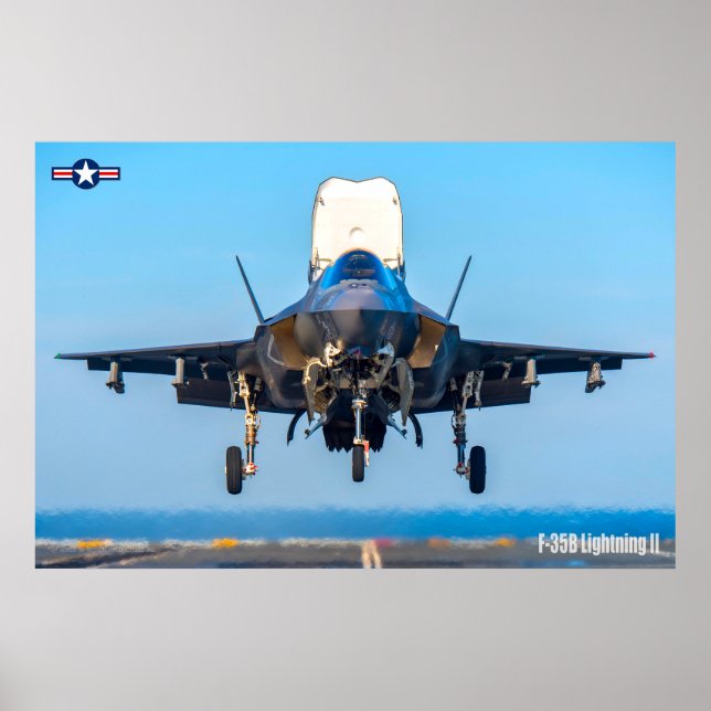 POSTER F-35B ÉCLAIRAGE II (Devant)