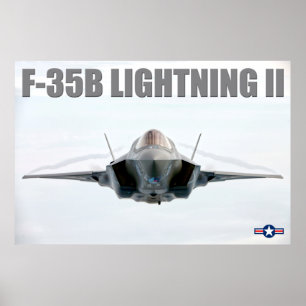 POSTER F-35B ÉCLAIRAGE II