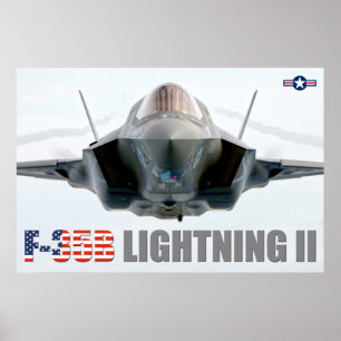 POSTER F-35B ÉCLAIRAGE II
