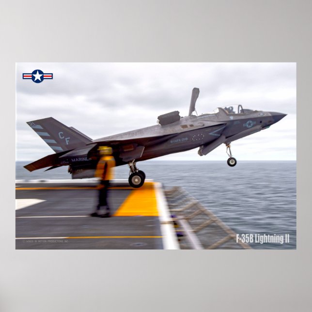 POSTER F-35B ÉCLAIRAGE II (Devant)