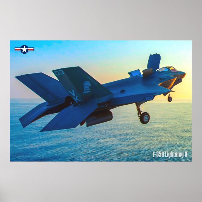 POSTER F-35B LIGHTNING II (Devant)
