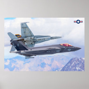 POSTER F-35C ÉCLAIRAGE II
