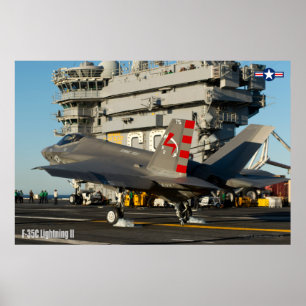 POSTER F-35C ÉCLAIRAGE II