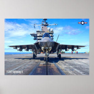 POSTER F-35C ÉCLAIRAGE II