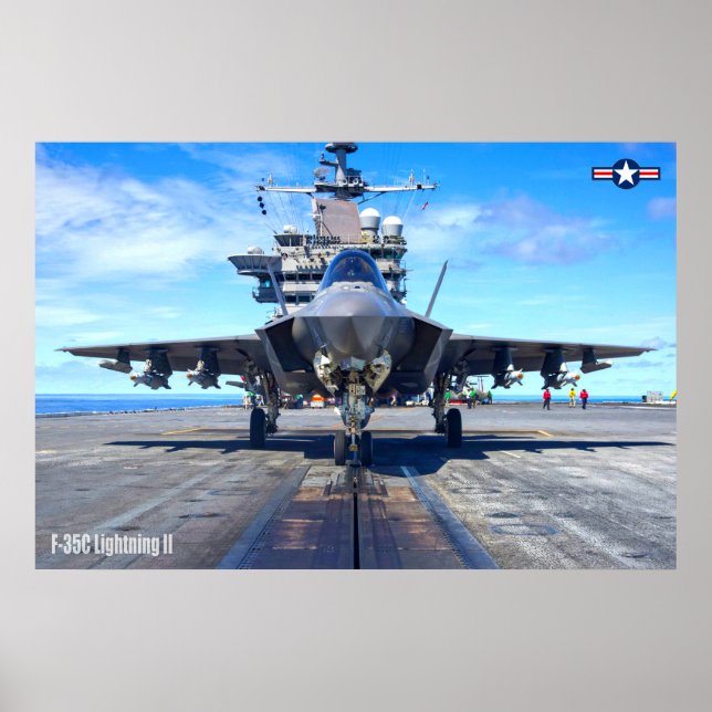 POSTER F-35C ÉCLAIRAGE II (Devant)