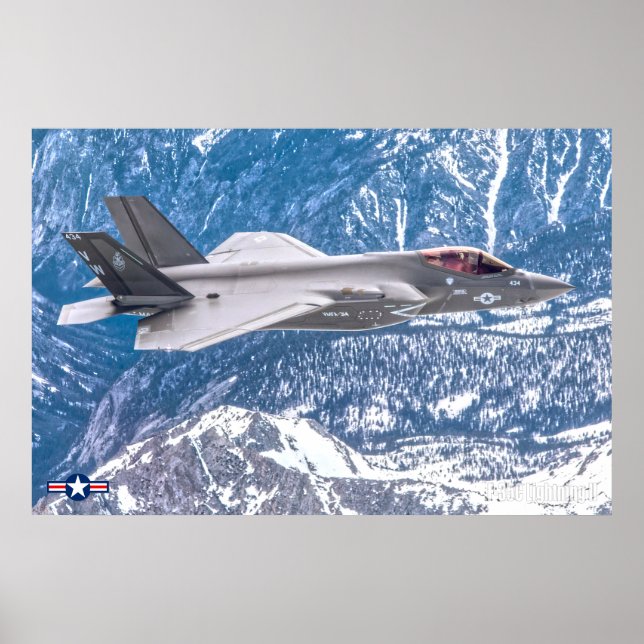 POSTER F-35C ÉCLAIRAGE II (Devant)