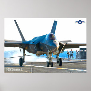 POSTER F-35C ÉCLAIRAGE II