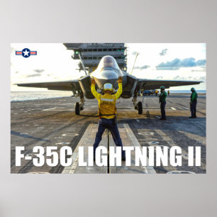 POSTER F-35C LIGHTNING II