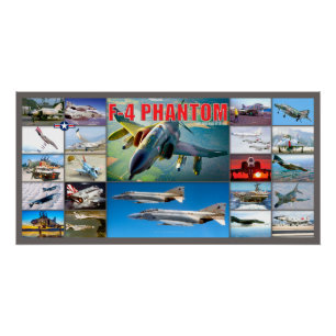 POSTER F-4 PHANTOM II "MONTAGE"
