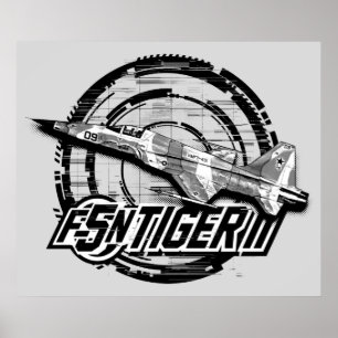 Poster F-5N Tiger II