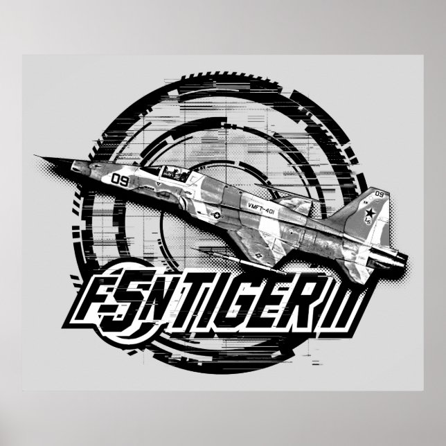 Poster F-5N Tiger II (Devant)