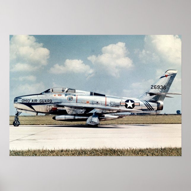 Poster F-84F Thunderstreak (Devant)
