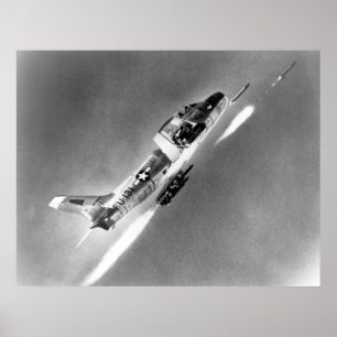Poster F-86 Saber Jet