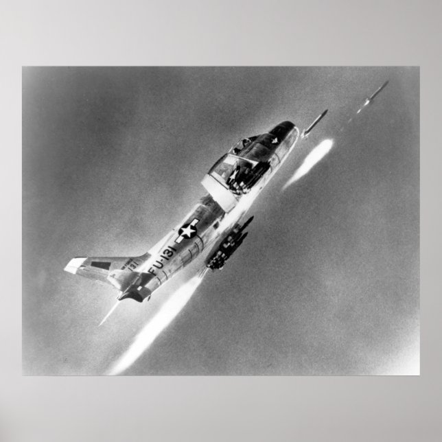 Poster F-86 Saber Jet (Devant)