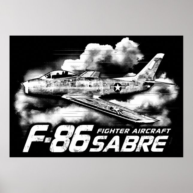 Poster F-86 Sabre (Devant)