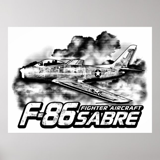 Poster F-86 Sabre (Devant)