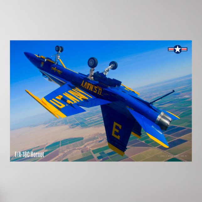 POSTER F/A-18C HORNET (Devant)