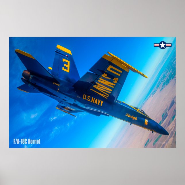 POSTER F/A-18C HORNET (Devant)
