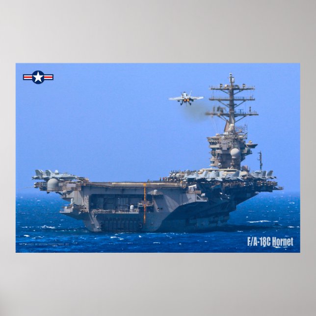 POSTER F/A-18C HORNET (Devant)
