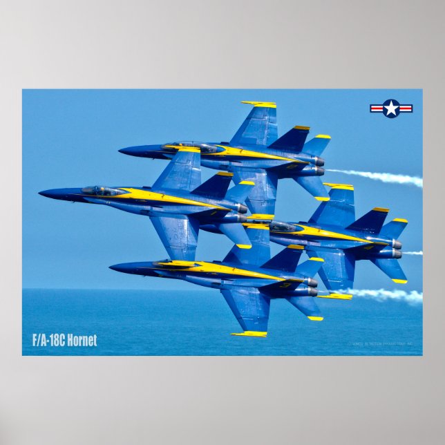 POSTER F/A-18C HORNET (Devant)