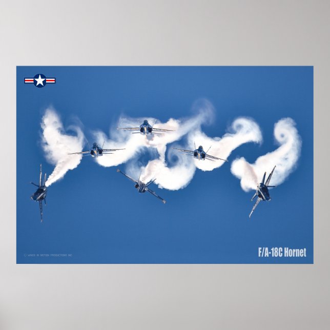 POSTER F/A-18C HORNET (Devant)