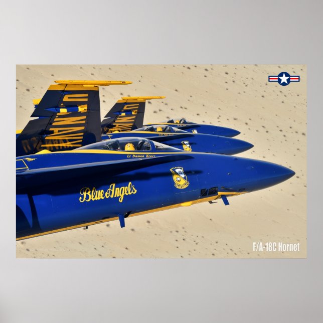 POSTER F/A-18C HORNET (Devant)