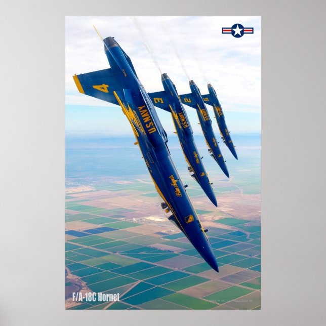 POSTER F/A-18C HORNET (Devant)