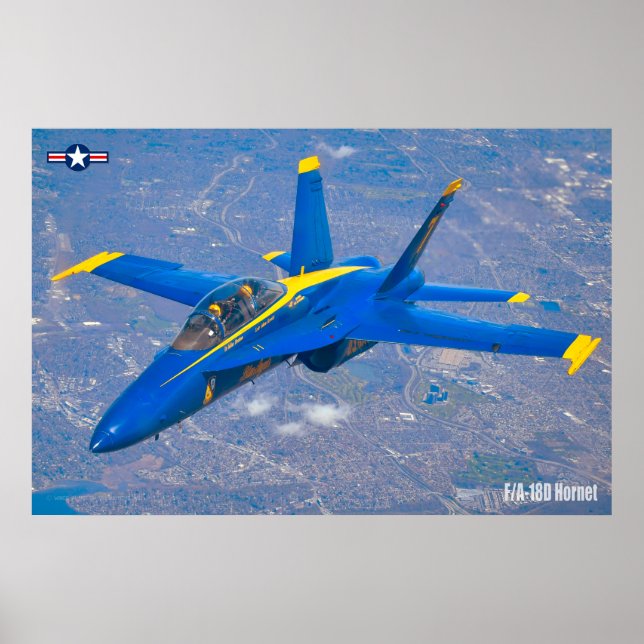 POSTER F/A-18D HORNET (Devant)